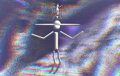 BLOXIT (your goddamn cursed best friend and also the deity of ether) (dave and Bambi OC)