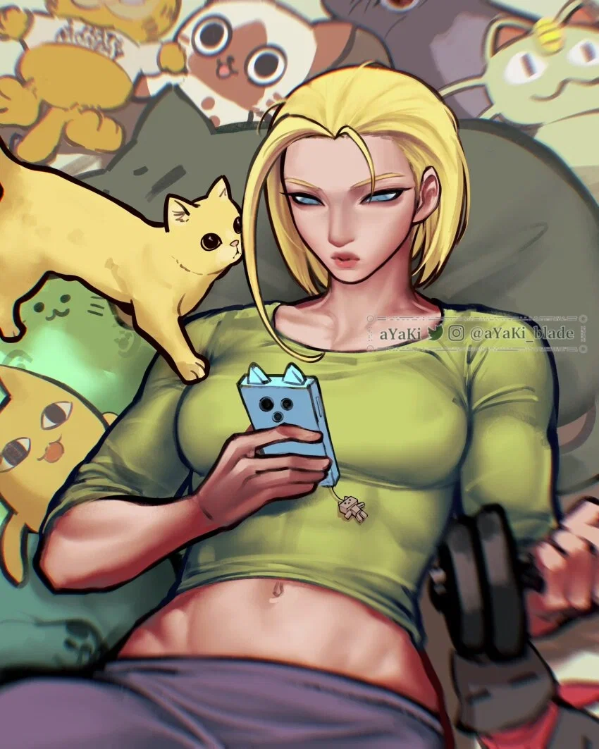 Moving into your cat loving tomboy girlfriend's place