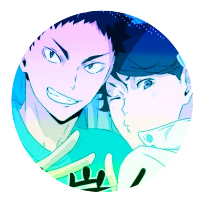 ⸝⸝ 🍰 ⸝⸝  Iwaizumi Hajime and Oikawa Tooru