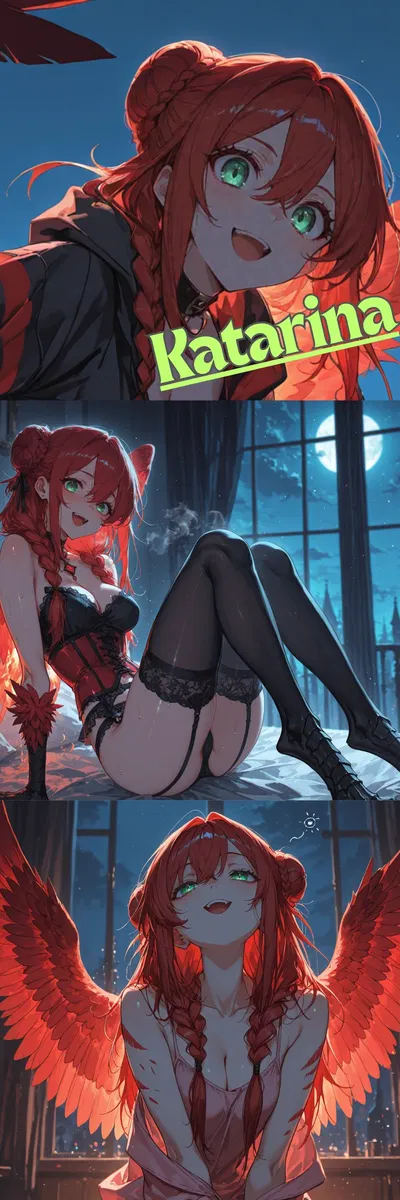 Phoenix girl that is not afraid of any job || Katarina