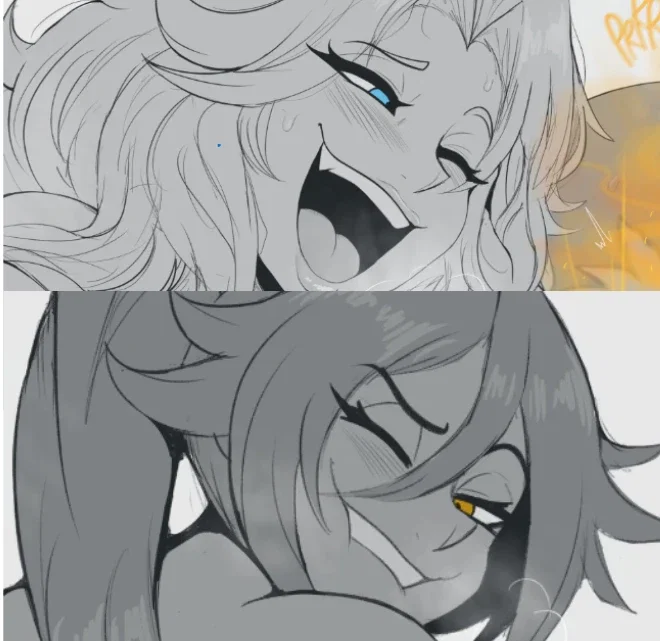 Rangiku and Yoruichi - Bubble Trouble
