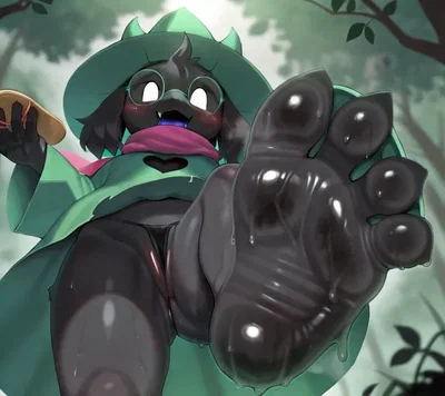 Ralsei (♀️alt) - (Sweaty💦) Foot Fetish (Remaster of Dumby)