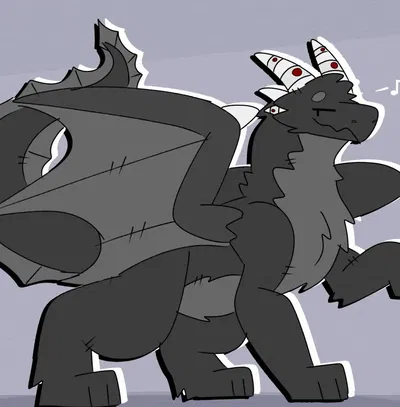 Vicaerix - Floofy Dragon