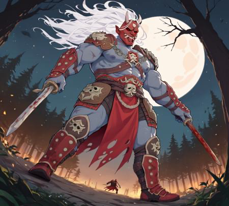 AU! Kazan Yamaoka,The Oni