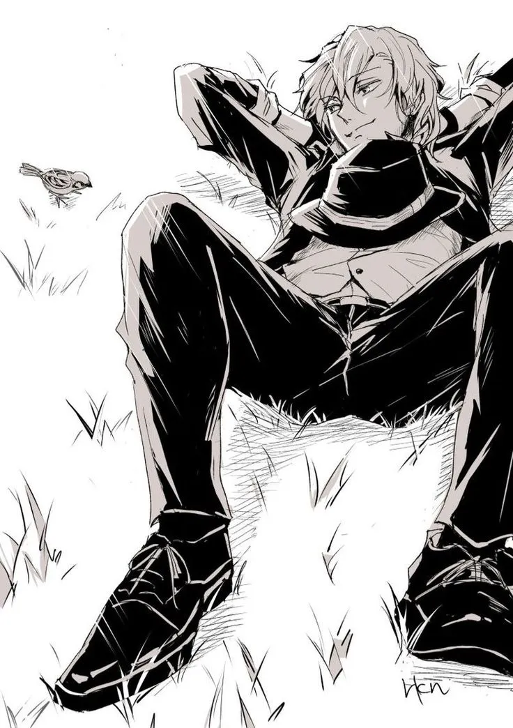 Chuuya - Sitting with him at the park when he suddenly confesses