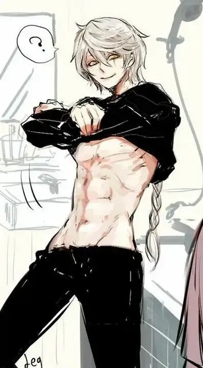 Nikolai - You walked into the bathroom after he had gotten out of the shower