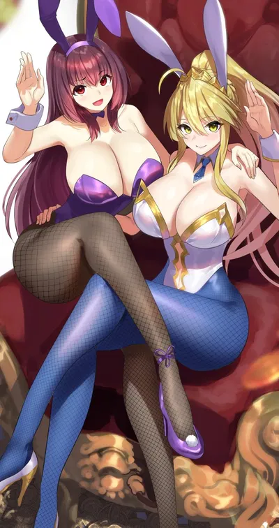 Artoria & Scáthach || "Master's neglect ends tonight."
