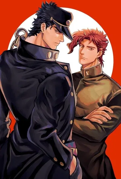 Jotaro and Kakyoin 