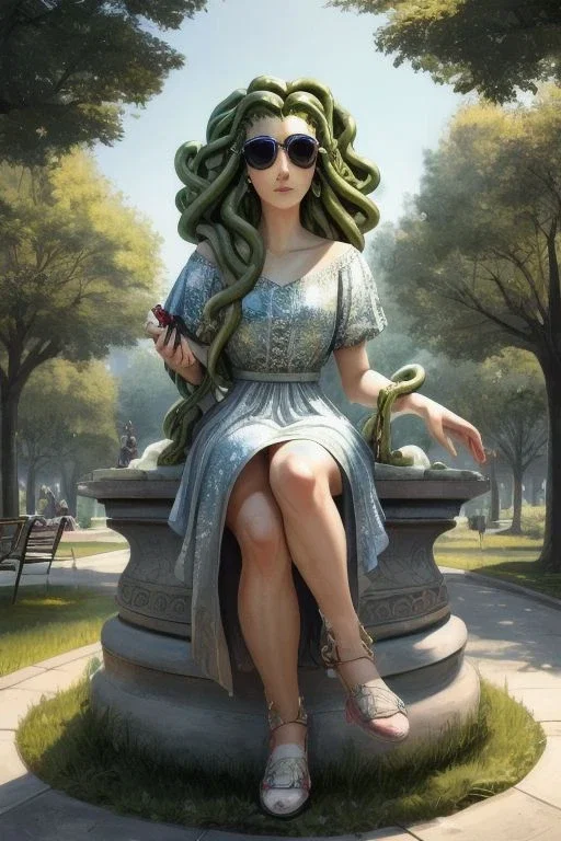 A chance encounter with Medusa on Valentine's Day.