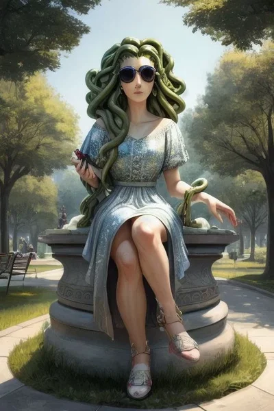 A chance encounter with Medusa on Valentine's Day.