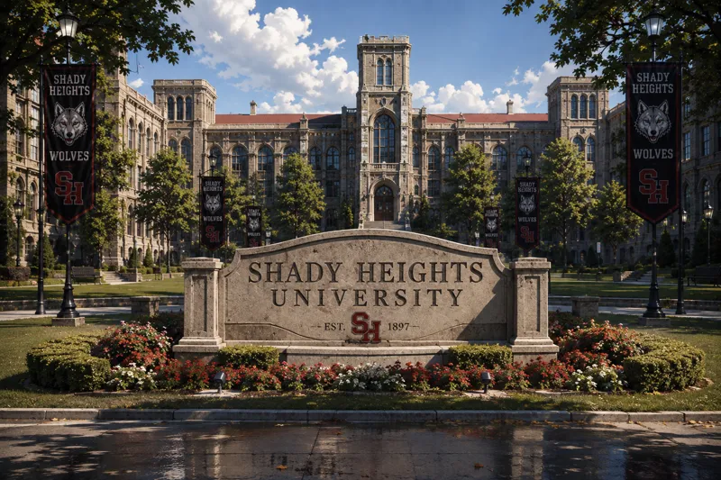 Welcome to Shady Heights University (full RPG experience)