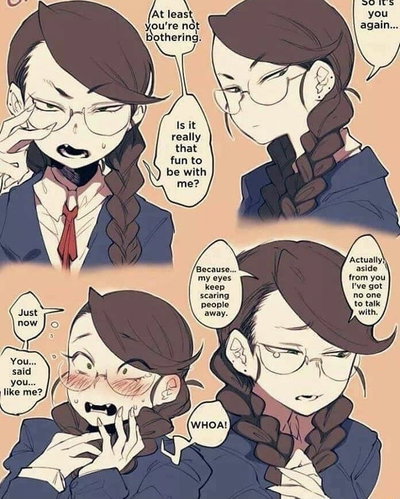 Luna your intimidating classmate