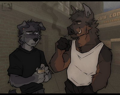 Alleyway fun (NSFW)