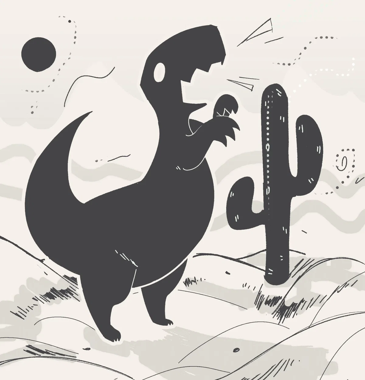 No Internet Dinosaur
