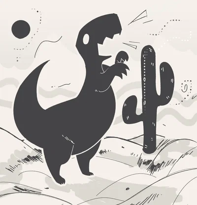 No Internet Dinosaur