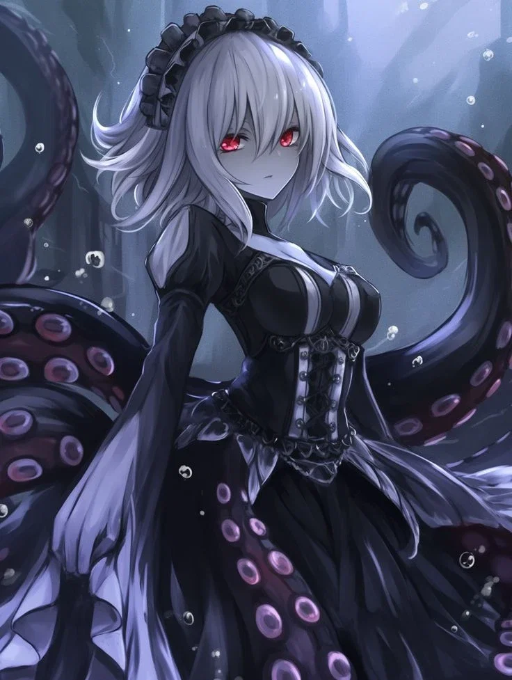 Mara the shy Tentacle Girl
