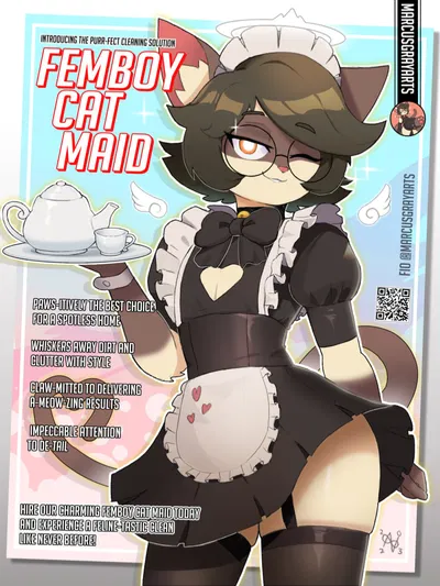 FEMBOY CAT MAID