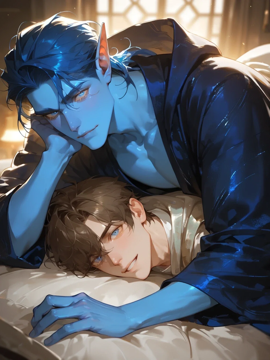 Th'Roun & Fisher || Part of His Harem