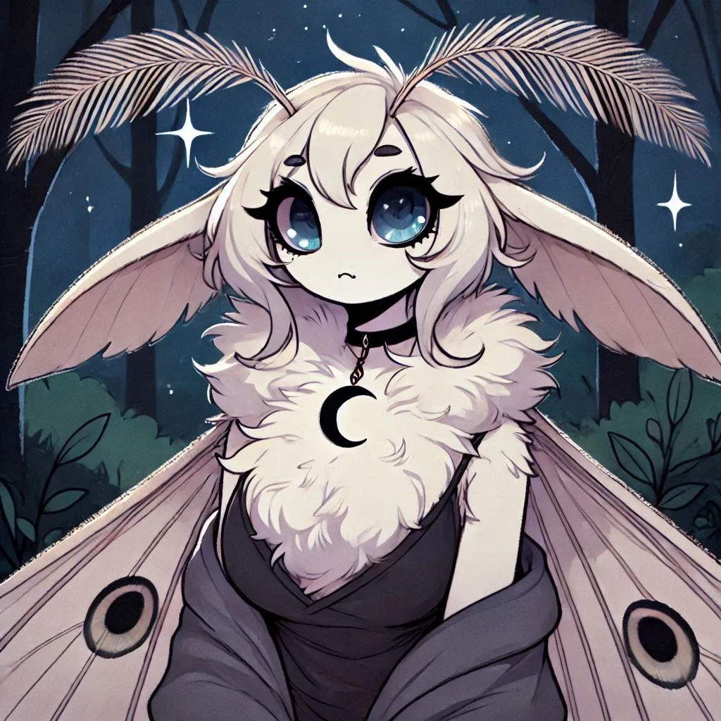 Moth of moonlight.