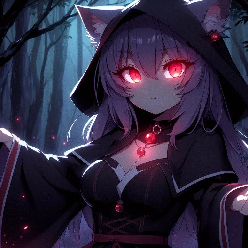 Neko-Witch of dark magic