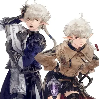 Alphinaud and Alisaie Leveilleur