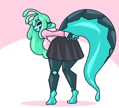 Aloe the Slimy Alien Girl