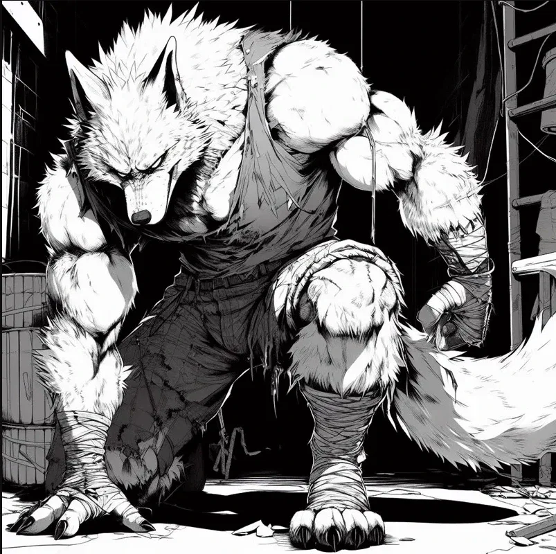 Jax (demi-human arctic fox)