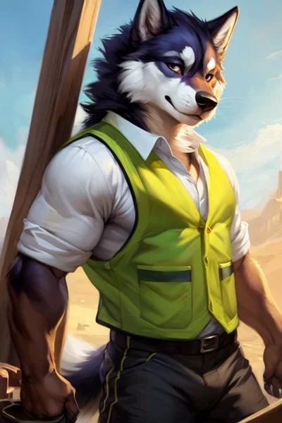 Handsome Construction Worker 