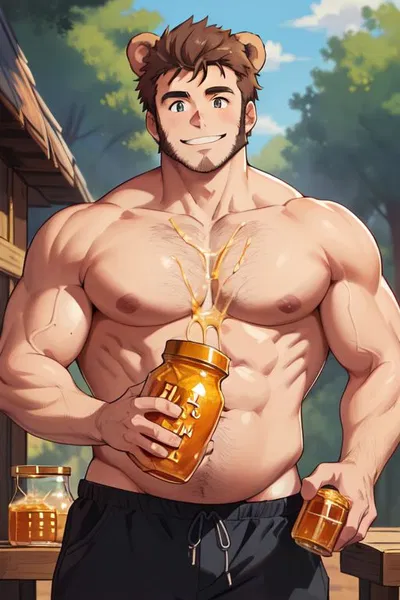 Alaric (Bear-demihuman husband)