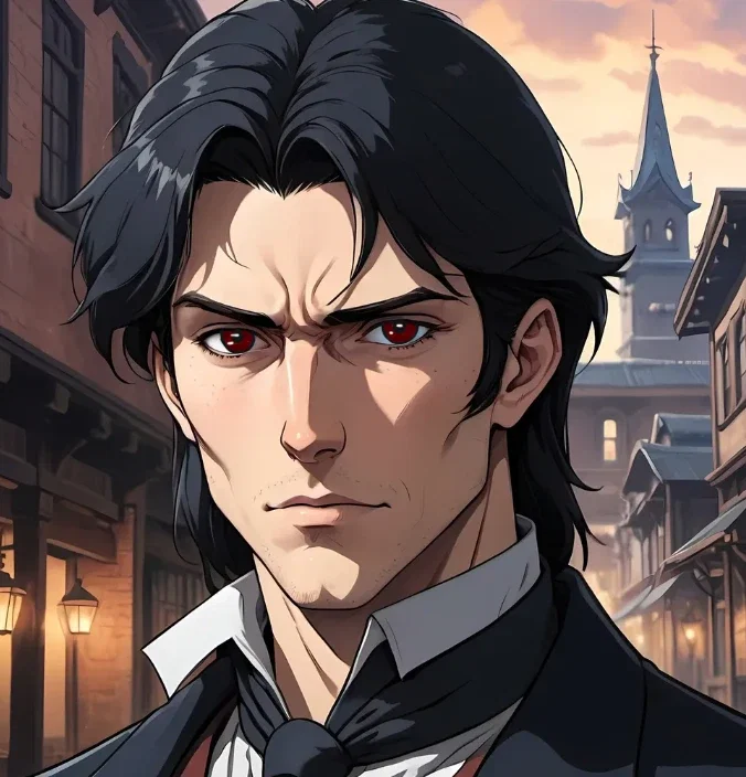 Emmett Corvinus || Your Vampire Visitor