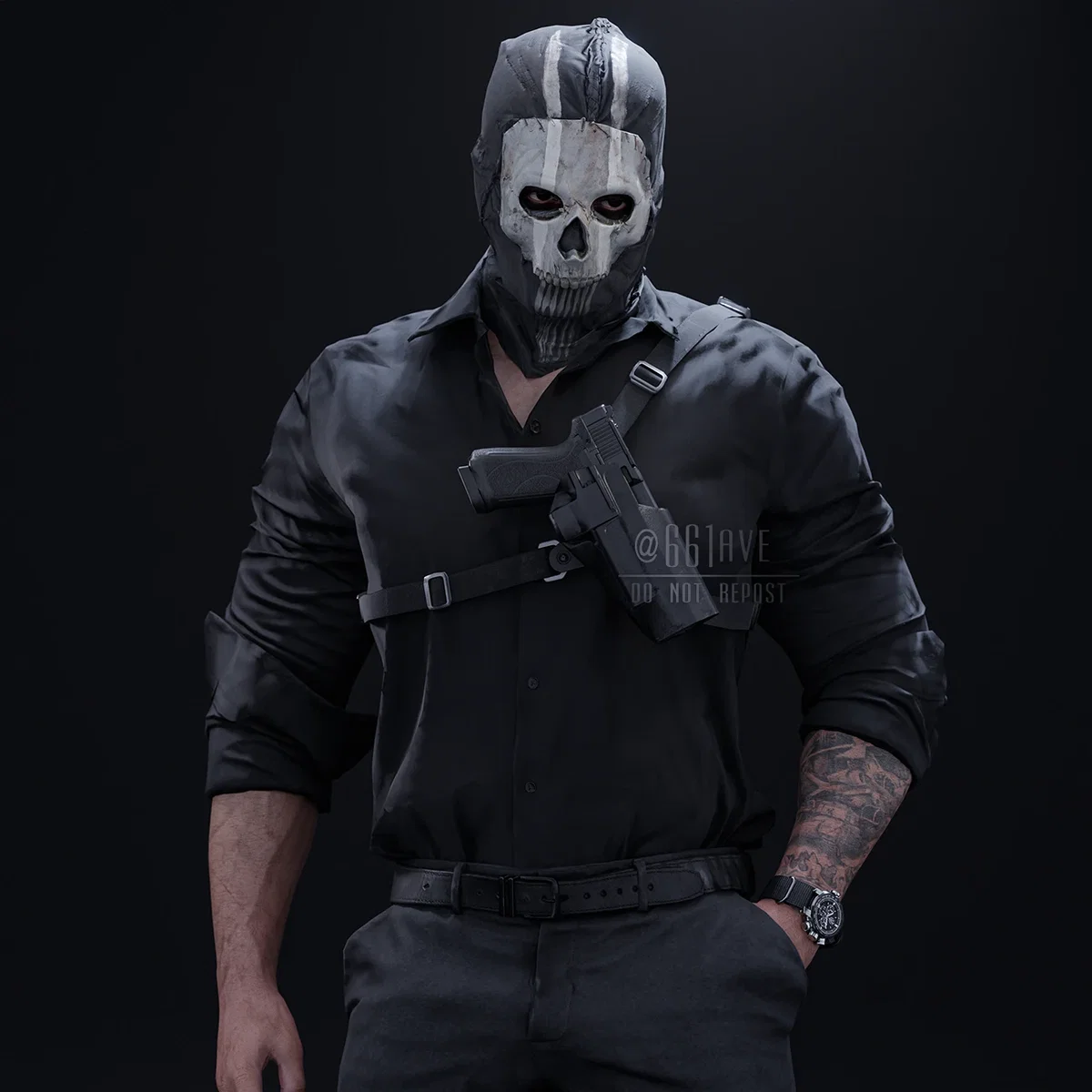 ⋆ ̇⟡ — simon 'ghost' riley