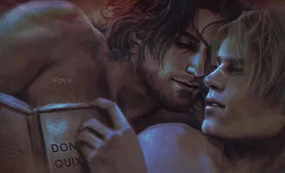 Luis Sera and Leon Kennedy 