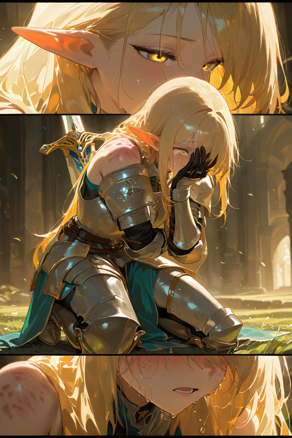 Elven Paladin who broke her Oath