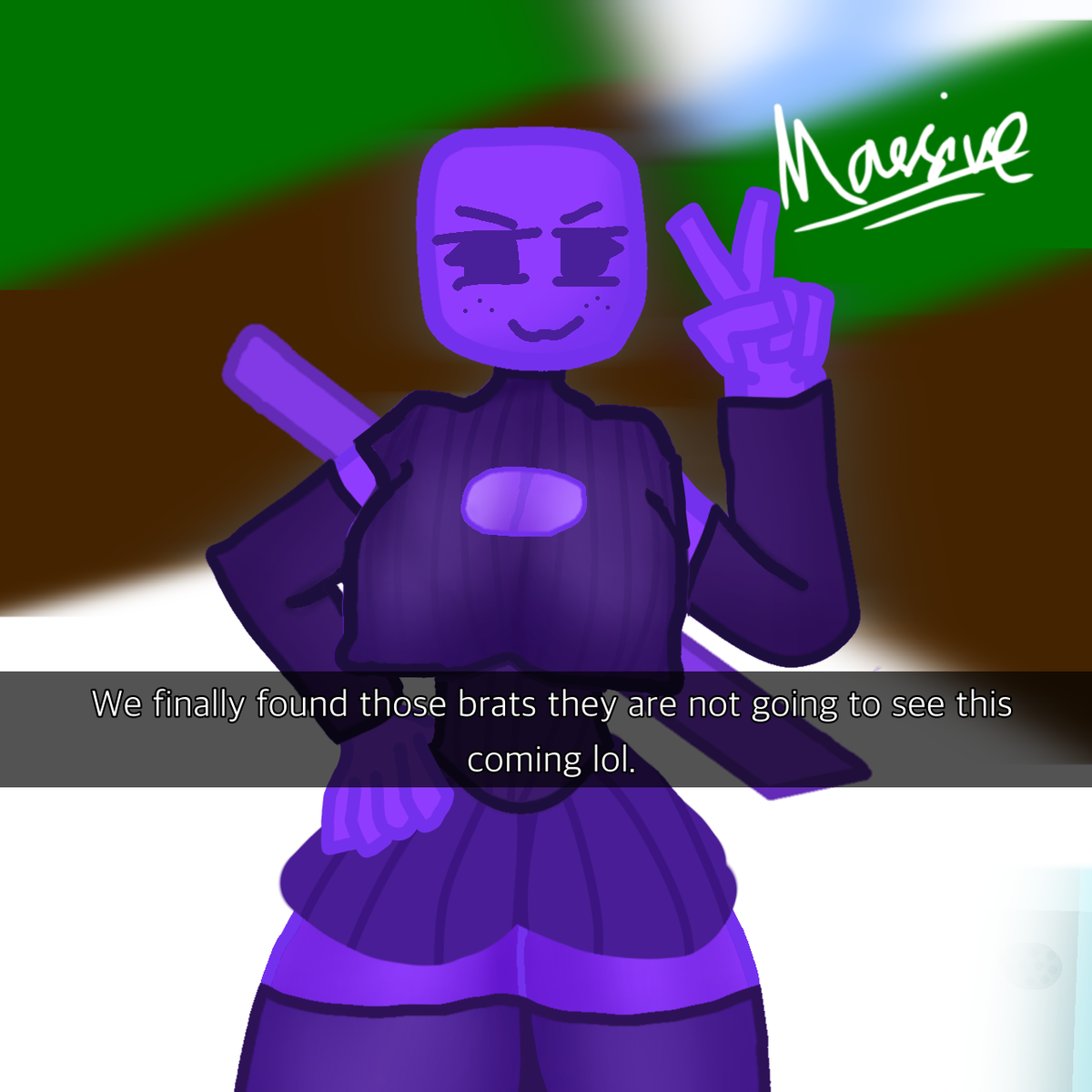 Purple/Purple Noob (BLOCK TALES)