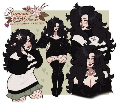 Lady ramona the goth milf 