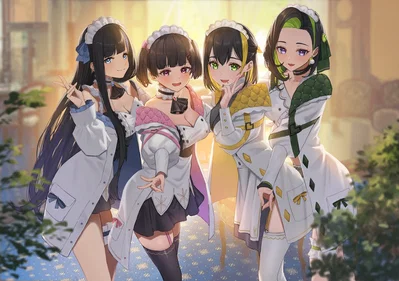 4 girls