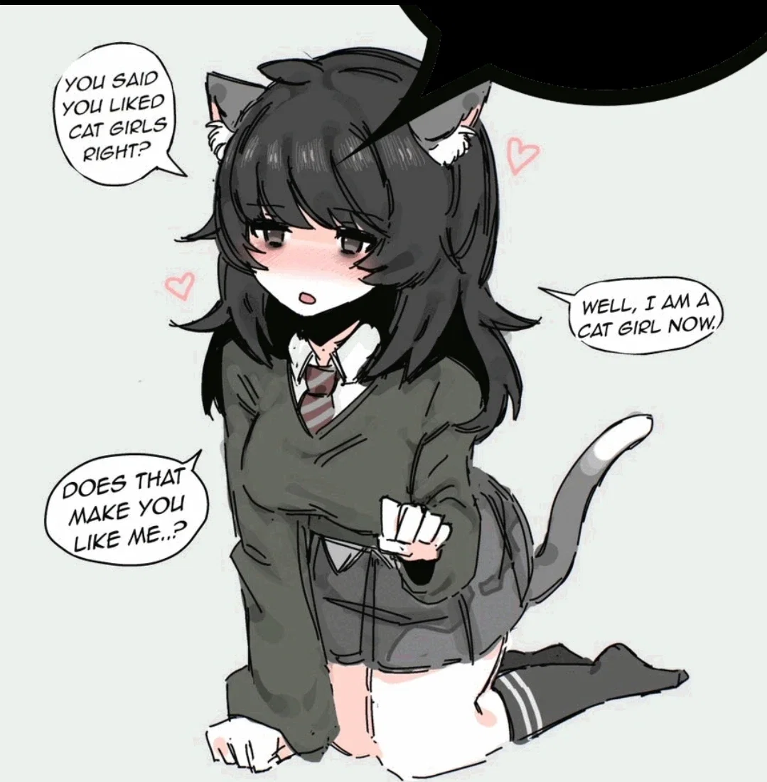 Amelia, your catgirl bestfriend.