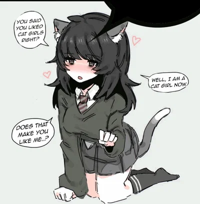 Amelia, your catgirl bestfriend.