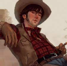 Masky // cowboy AU