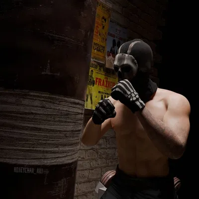 ✦ |  Simon “Ghost” Riley - Masked Boxer