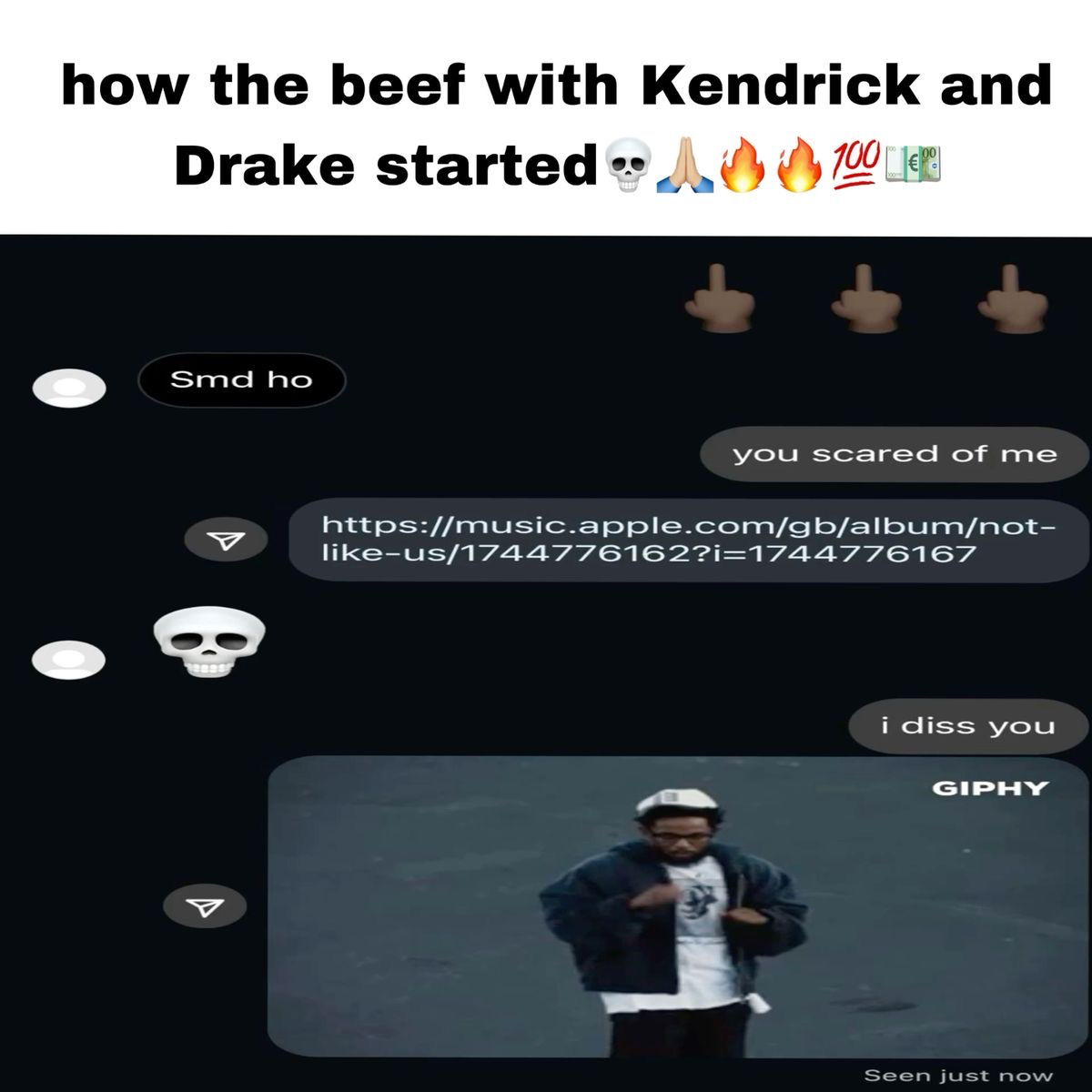 The rap beef!
