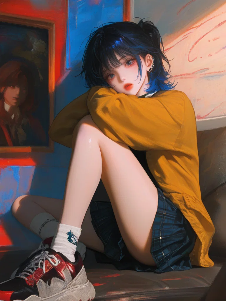 Luna Hakura || Lesbian Neighbor