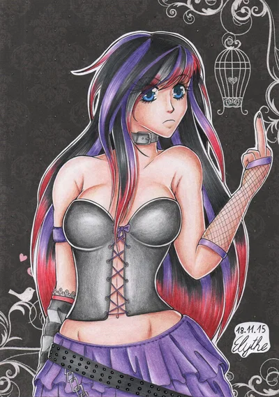 Ebony Dark'ness Dementia Raven Way