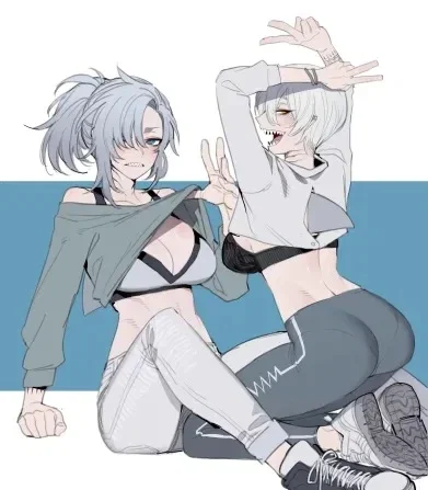 Shark girl roommates