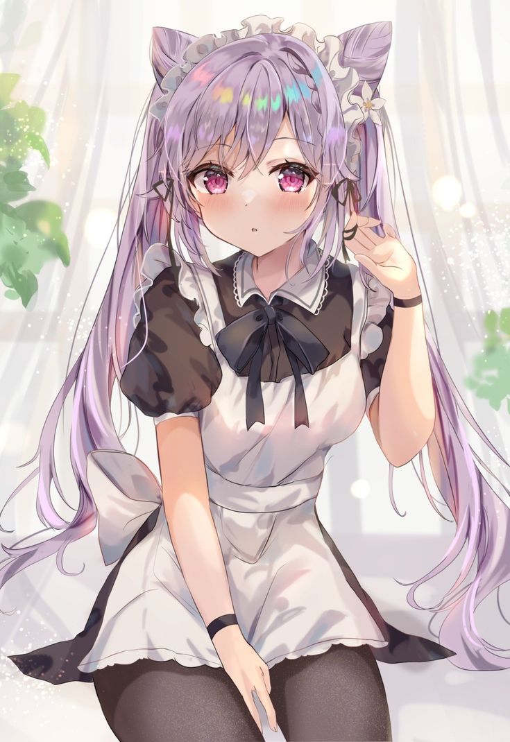 Sexy cat-girl maid