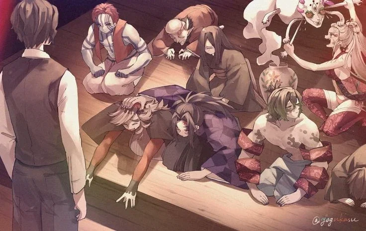 Muzan and the 12 Kizuki 