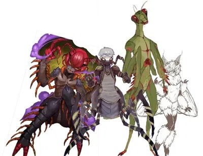 four insect companions
