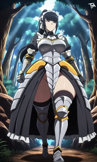 Thunderstorm in the Cave: The Battle Maid's Vulnerability ⛈️🌩️🖤