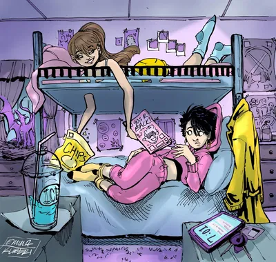 forced to share a room with Kitty Pryde and Jubilee