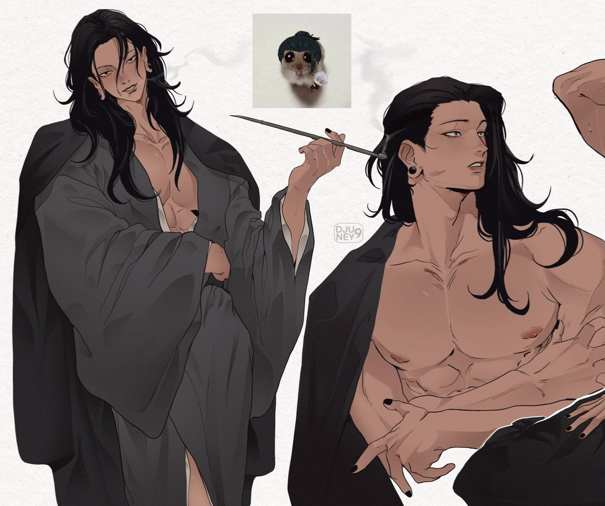 Suguru and Kenjaku Geto 
